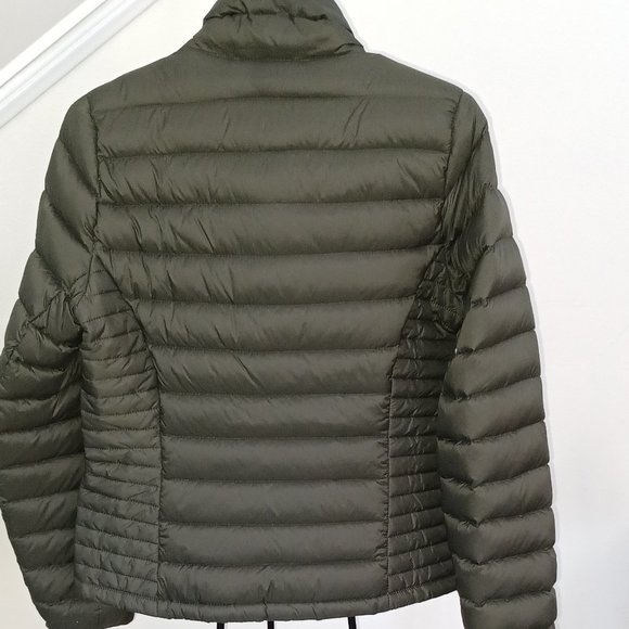 Abercrombie & Fitch Olive Green Down Winter Jacket - Picture 2 of 5